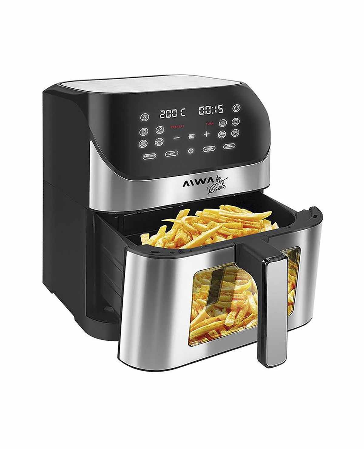 Freidora Aiwa s/aceite 8 Lts